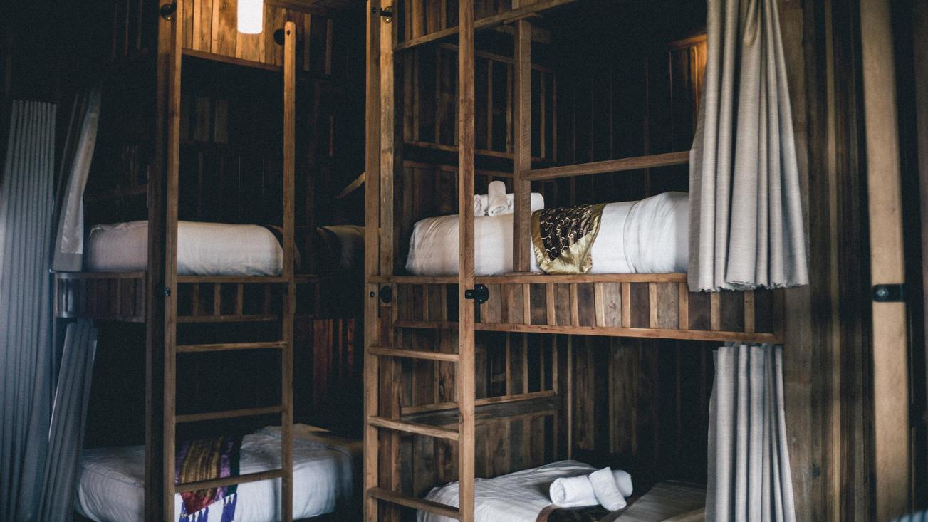 Vue d’une chambre de l’auberge Le Panier